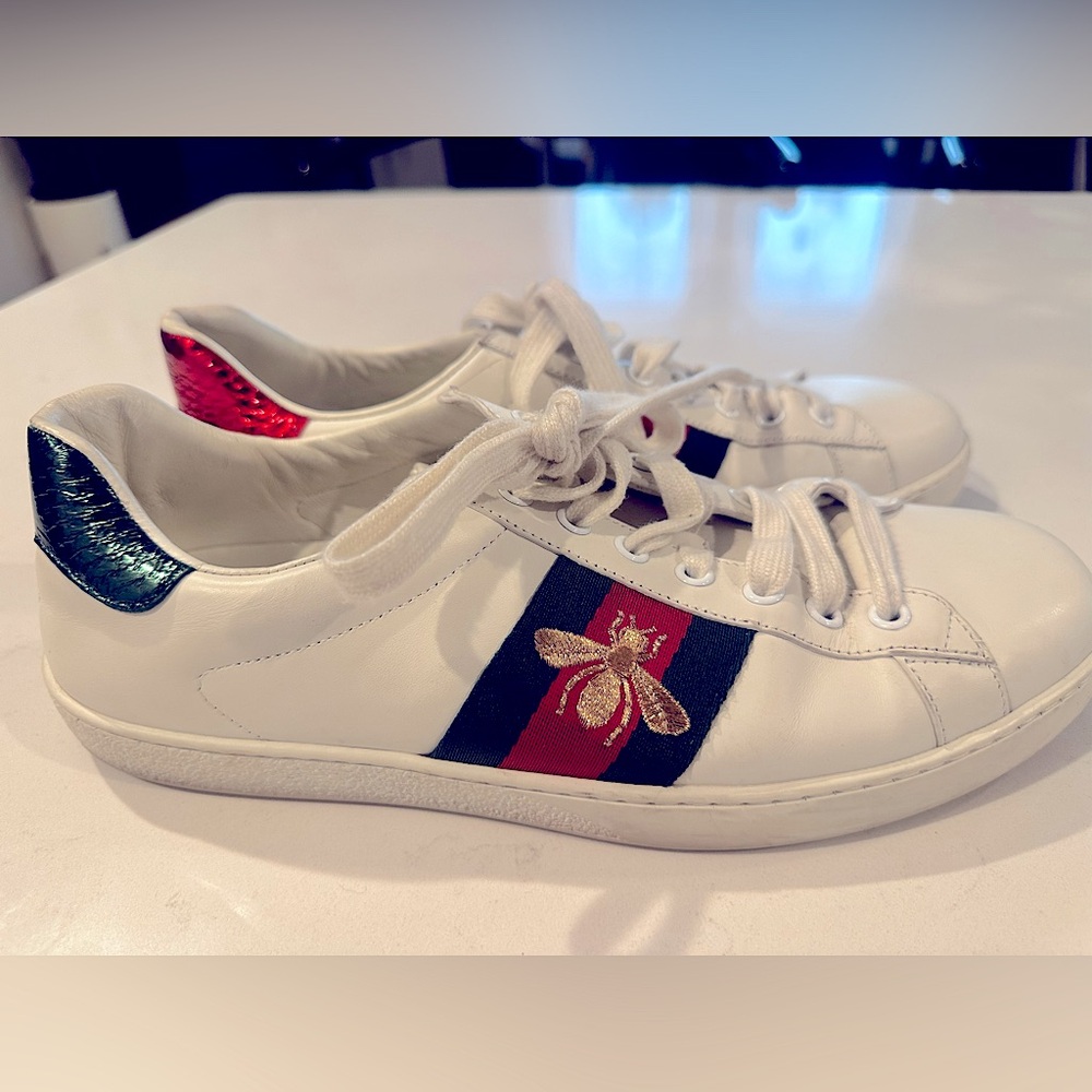 GUCCI Classic Ace Bee Sneakers men’s sz 9.5